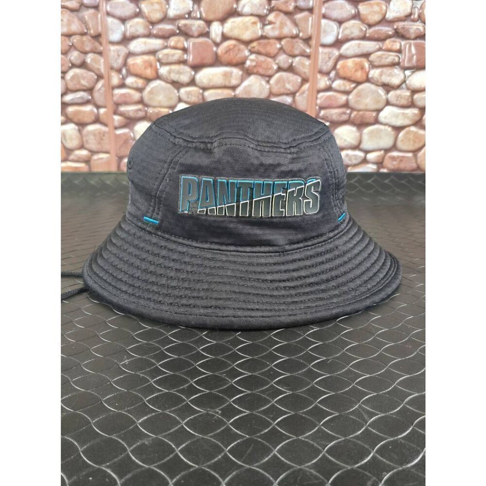 New Era Men's Carolina Panthers Training Bucket Hat